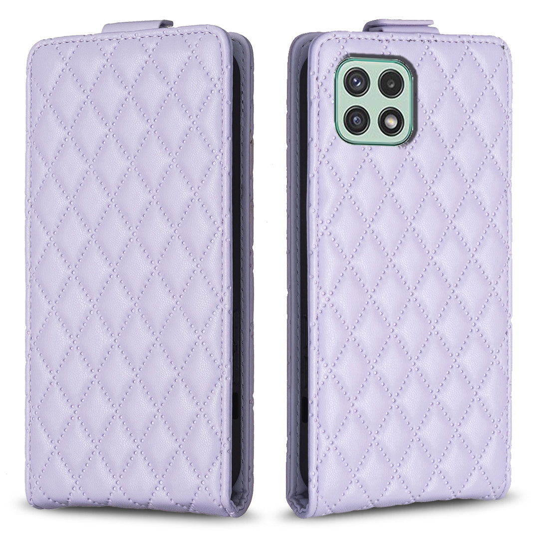 BF30 For Samsung Galaxy A22 5G (EU Version) Vertical Flip Card Holder Cover Imprinted Leather Stand Phone Case BF30 For Samsung Galaxy A22 5G (EU Version) Vertical Flip Card Holder Cover Imprinted Leather Stand Phone Case